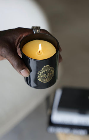 Tobacco and Vanilla beeswax  Candle