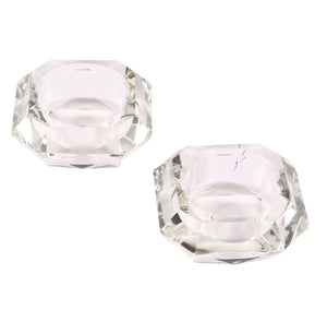 Crystal Tealight candle Holders (pack of 2)