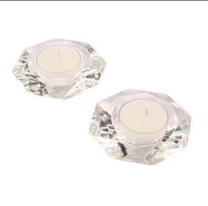 Crystal Tealight candle Holders (pack of 2)