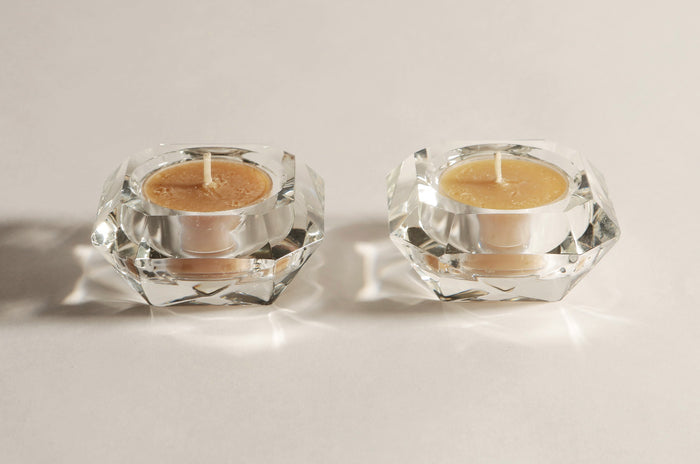 Crystal Tealight candle Holders (pack of 2)