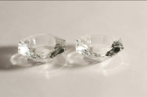 Crystal Tealight candle Holders (pack of 2)