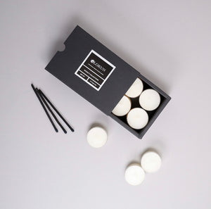 White Organic Tealight Beeswax Candles