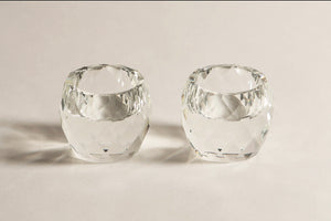 Crystal Tealight candle Holders (pack of 2)